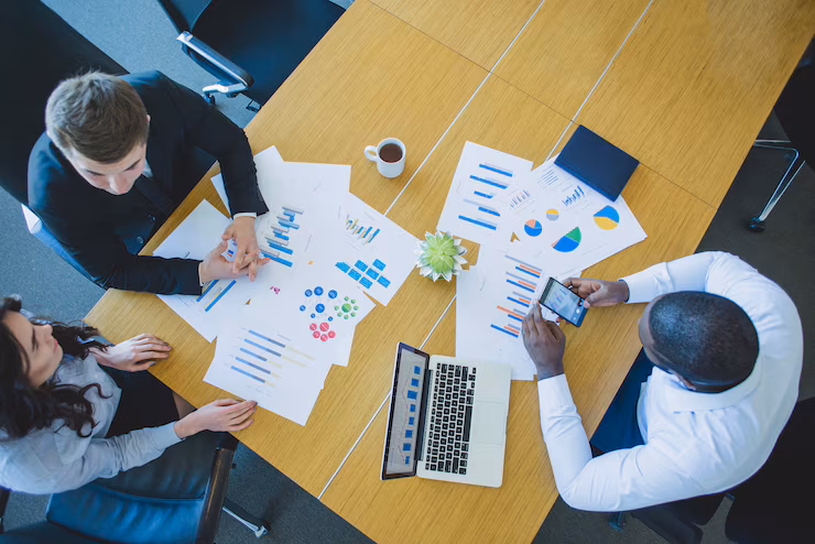 Management consulting and leadership development session